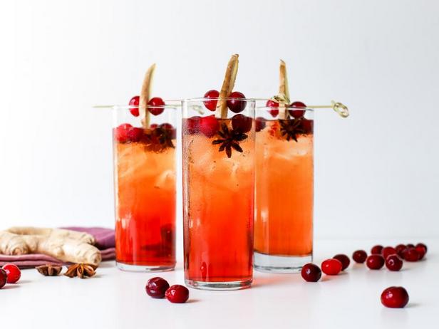 Cranberry-Ingwer-Eistee