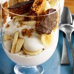 Haferflocken-Bananen-Parfait