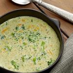 Käsesuppe mit Brokkoli