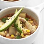 شوربة الفلفل الأبيض مع الدجاج (شوربة سميكة)
