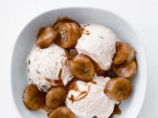 Karamellisierte Bananen-Dessert