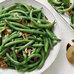 Klassische grüne Bohnen in Butter