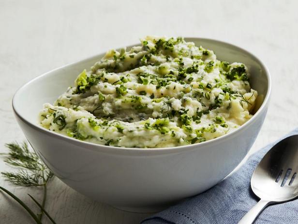 Zubereitung - Kartoffelpüree mit Kräutern und Brokkoli