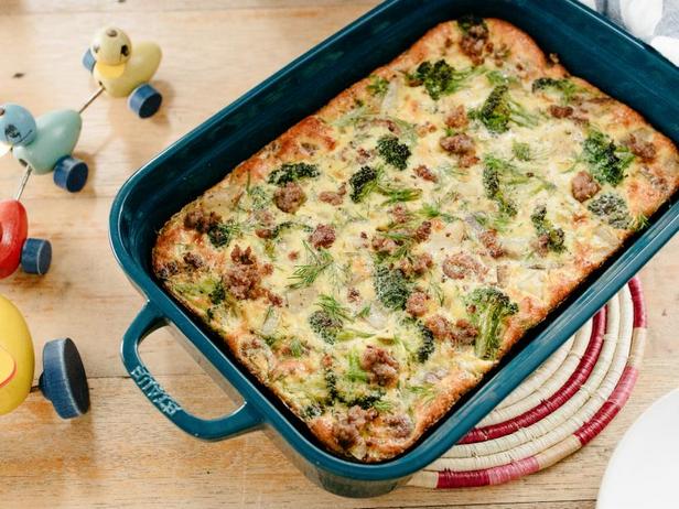 Zubereitung - Frittata mit Kartoffeln, Wurst und Brokkoli
