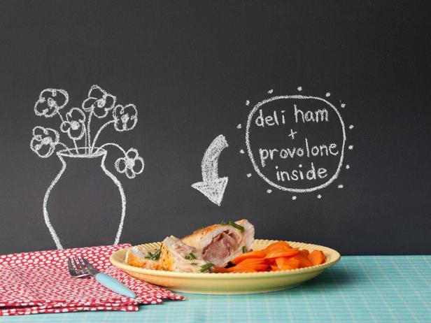 Hähnchenbrust gefüllt mit Schinken und Käse
