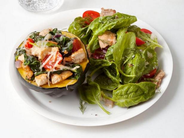 Come preparare la zucca acorn ripiena di tofu