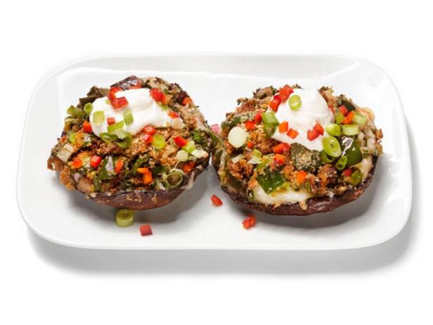 Rezept - Gefüllte Champignons mit Käse und Chilischoten