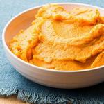 Süßkartoffelpüree mit Orangensaft