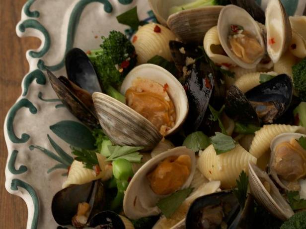 Zubereitung - Pasta mit Venusmuscheln und Miesmuscheln