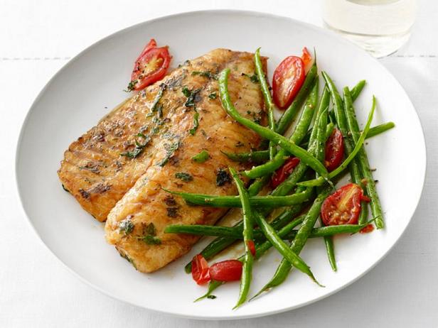 Kuidas süüa teha - praetud tilapia roheliste ubadega