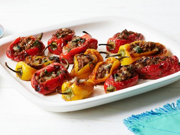 Gefüllte Paprika mit Hackfleisch