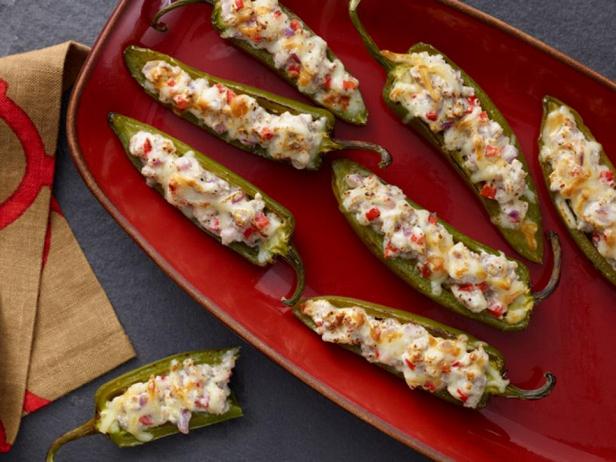 Gefüllte Jalapeños nach italienischer Art