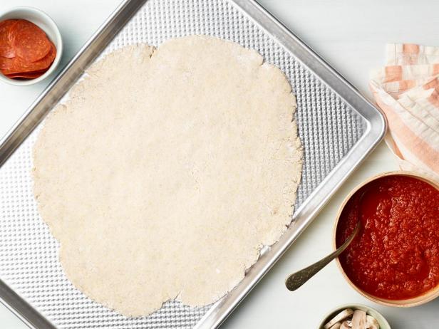 Glutenfreie Maismehlpizza