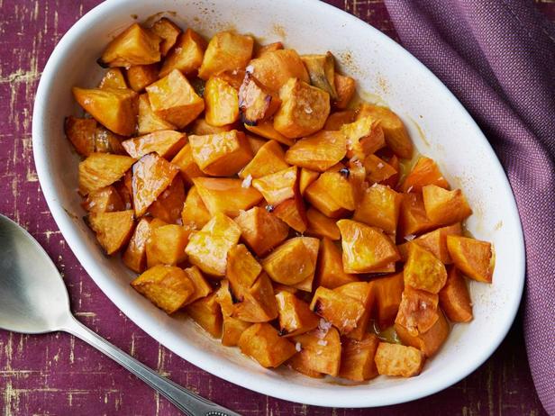 بطاطا حلوة مشوية مع العسل
