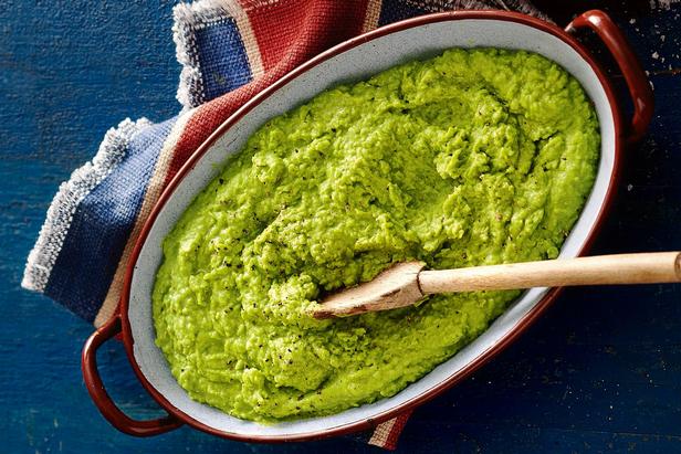 Rezept für Erbsenpüree mit Minze