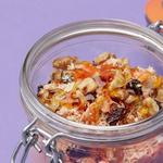 Karottenkuchen im Glas