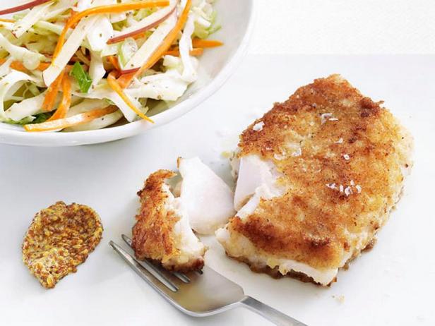 Zubereitung - Panierter, frittierter Fisch mit Kohlgarnitur