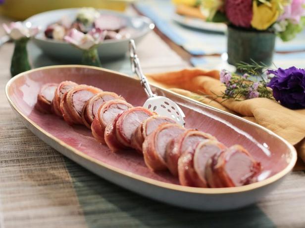 Zubereitung - In Speck gewickeltes Schweinefilet
