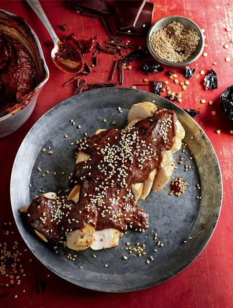 Wie man Mole Poblano Sauce zubereitet