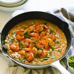 Garnelen-Etouffee