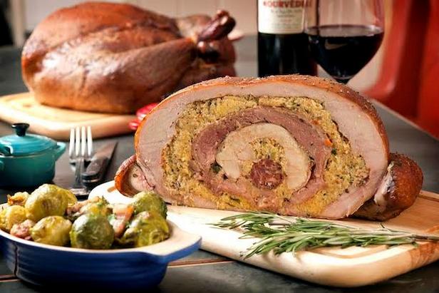 Zubereitung von Turducken