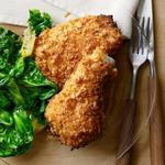 Knuspriges „frittiertes“ Hähnchen aus dem Ofen