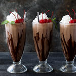 Schokoladen-Malz-Milchshake