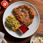 Kalbskoteletts in der Bratpfanne