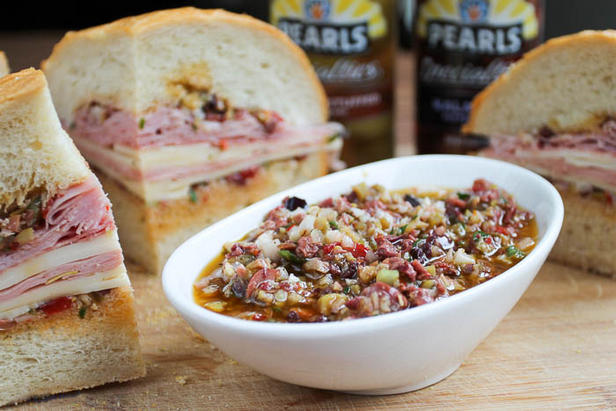 Zubereitung - Muffaletta-Sandwich mit Oliven