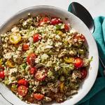 Tabouleh-Salat mit Hähnchen