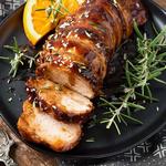 Schweinefiletmedaillons mit Honig-Balsamico-Glasur