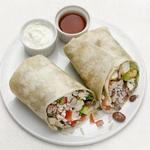 Bohnen- und Tofu-Burrito