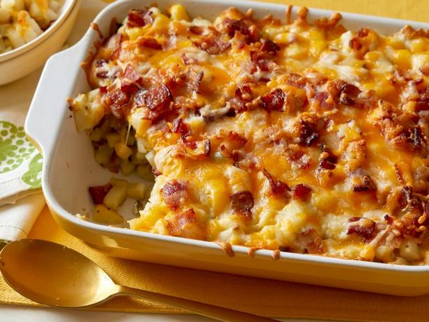 Rezept für gebackene Kartoffeln mit Käsekruste