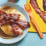 Gebratener Speck mit Ahornglasur