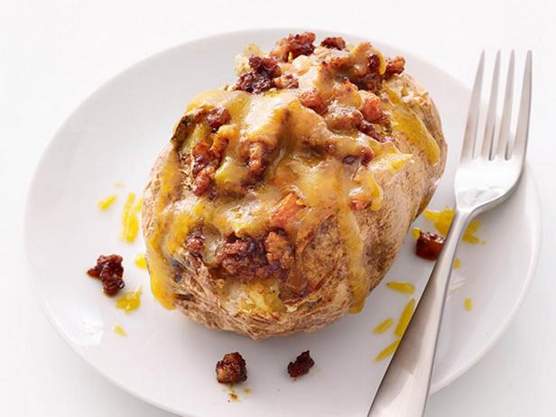 Ψητή πατάτα με γέμιση Sloppy Joe