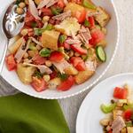 Panzanella mit Thunfisch und Kichererbsen