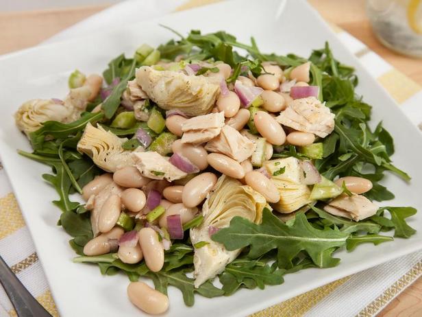 Zubereitung - Artischocken-, Bohnen- und Thunfischsalat