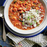 Etouffee mit Flusskrebsen