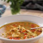 شوربة دجاج مع أرز