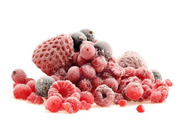 Gefrorene Obstplatte
