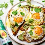 Süßkartoffeltoast mit Avocado
