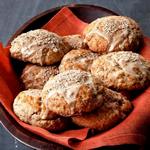 Haferflocken-Scones mit Ahornsirup