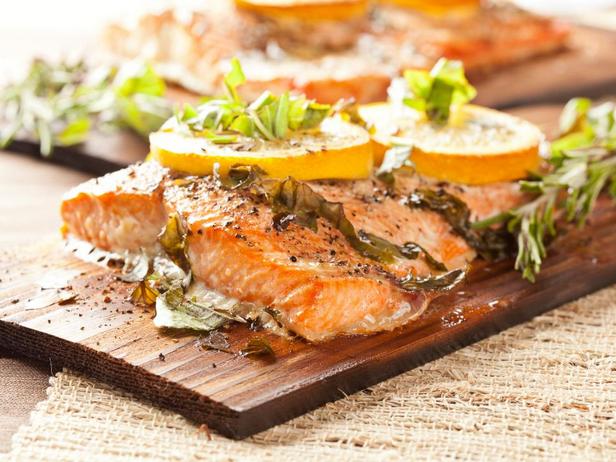 Gegrillter Lachs