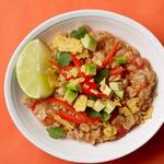 Dicke Haferflockensuppe mit Tortilla-Chips