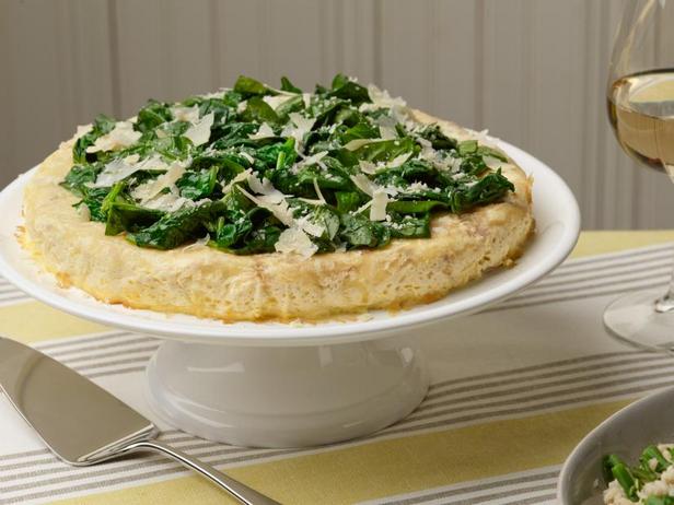 Zubereitung - Bodenlose Quiche mit Schinken, Käse und Spinat aus dem Schongarer