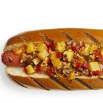 Hotdogs mit würzigem Ananas-Relish