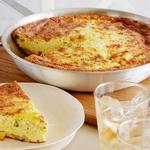 Frittata mit Kartoffeln und Basilikum