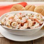 Gebackener Garnelensalat