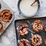 Zimtschnecken mit Zuckerguss