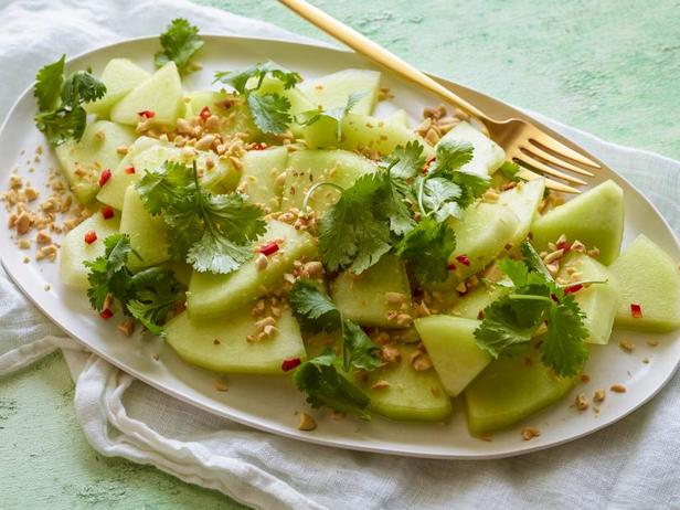 Kuidas valmistada - kergelt soolatud melon ürtidega